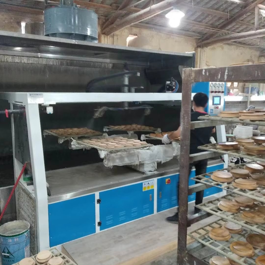 Automatic Car Parts Metal Wheel Hub Spray Paint Production Line Includes Coil Powder Coating Curing Oven For Manufacturing Plant