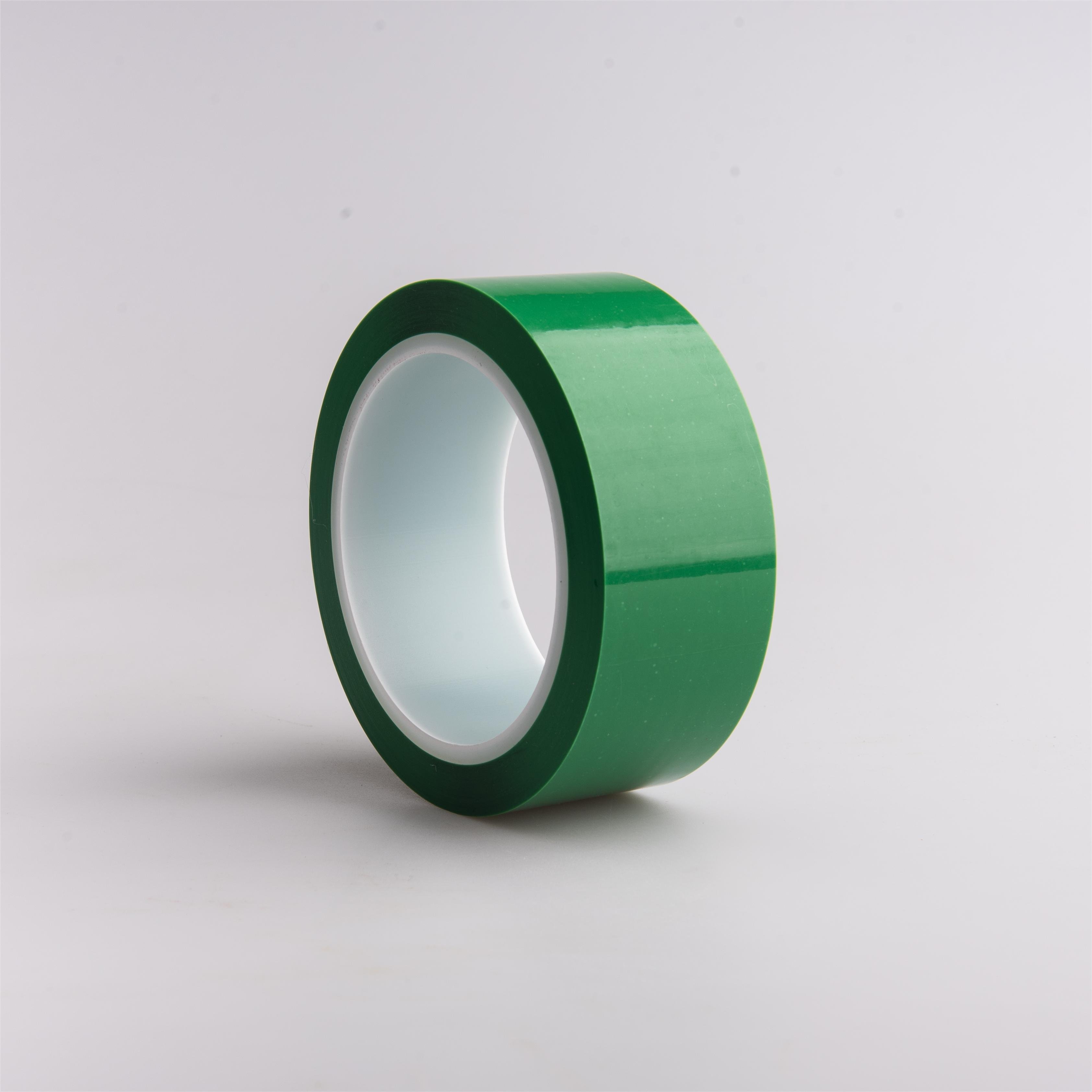 Customisable PET Green High Temperature Tape Silicone Power Adhesive Leather Splicing No Residue Tape