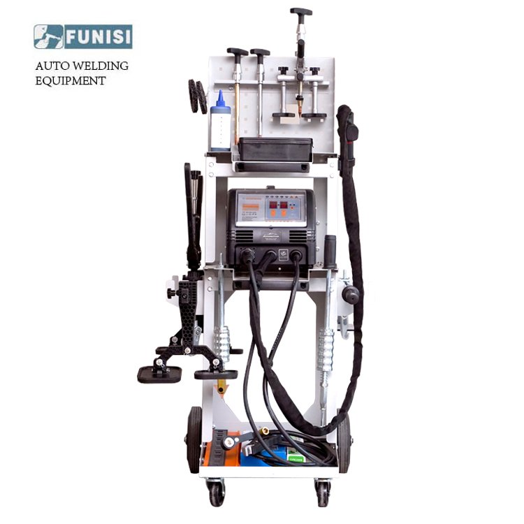 F90ES5 Steel Auto Body Repair Equipment Dent Puller Machine for Workshop with Refine Gun