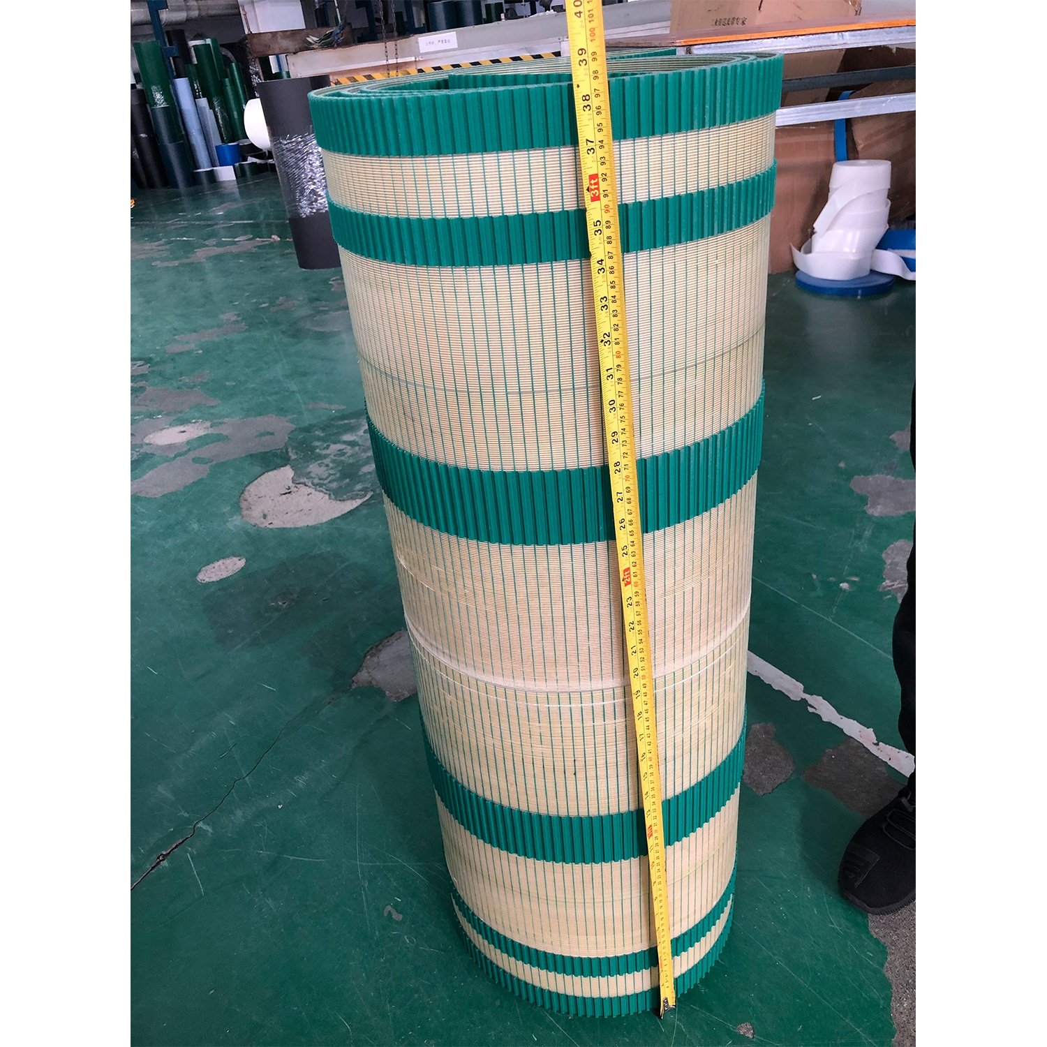 T10 Ultra wide polyurethane timing belt 10mm pu synchronous belt with steel wire