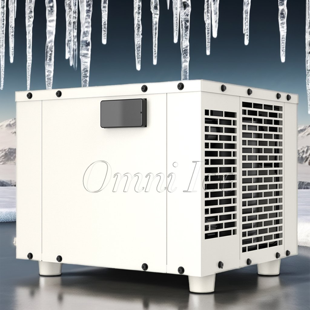 Omni 2024 Small Cold Plunge Ice Bath Water Chiller 0.6HP 0.8HP Air-Cooled Cooling Machine with Filter for Bath