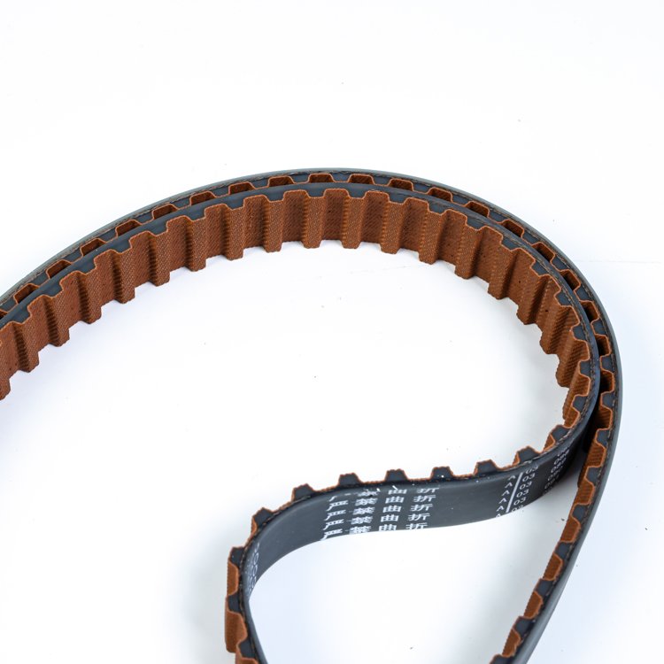 Sponge Coating PU Synchronous Belt Polyurethane Timing Belt STD8M Round Transmission Belts With Green Cloth On Tooth