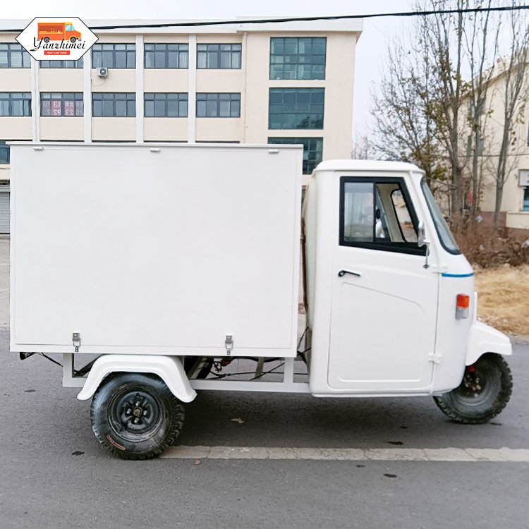 Fast Food Tricycle Electric Catering Cart Hot Dog Ice Cream Cookies Pizza Piaggio Mobile Snack Truck for Sale