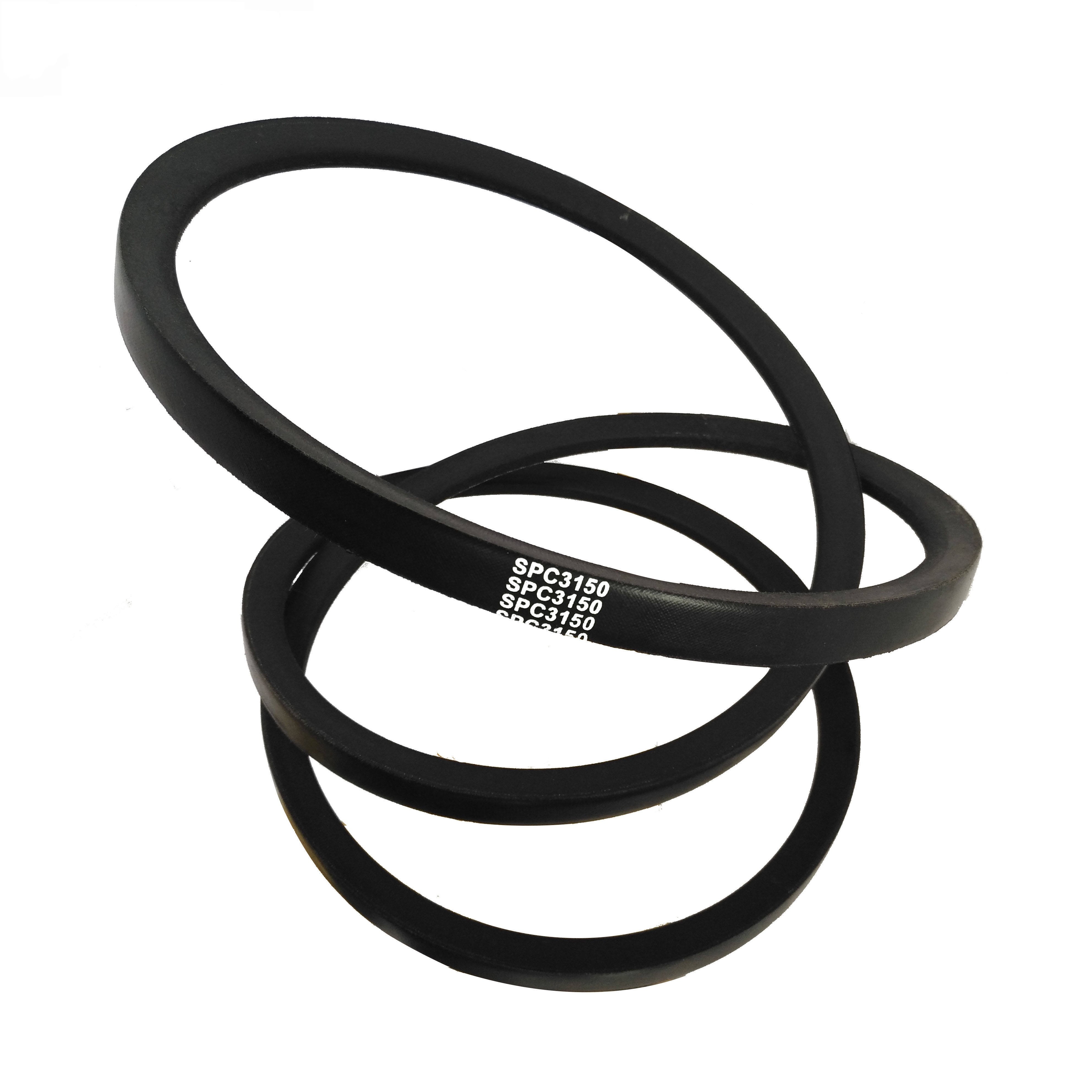 Factory Supply Agricultural Industrial Transmission Belts Wrapped PU Rubber Drive A B C D Drive V Belt