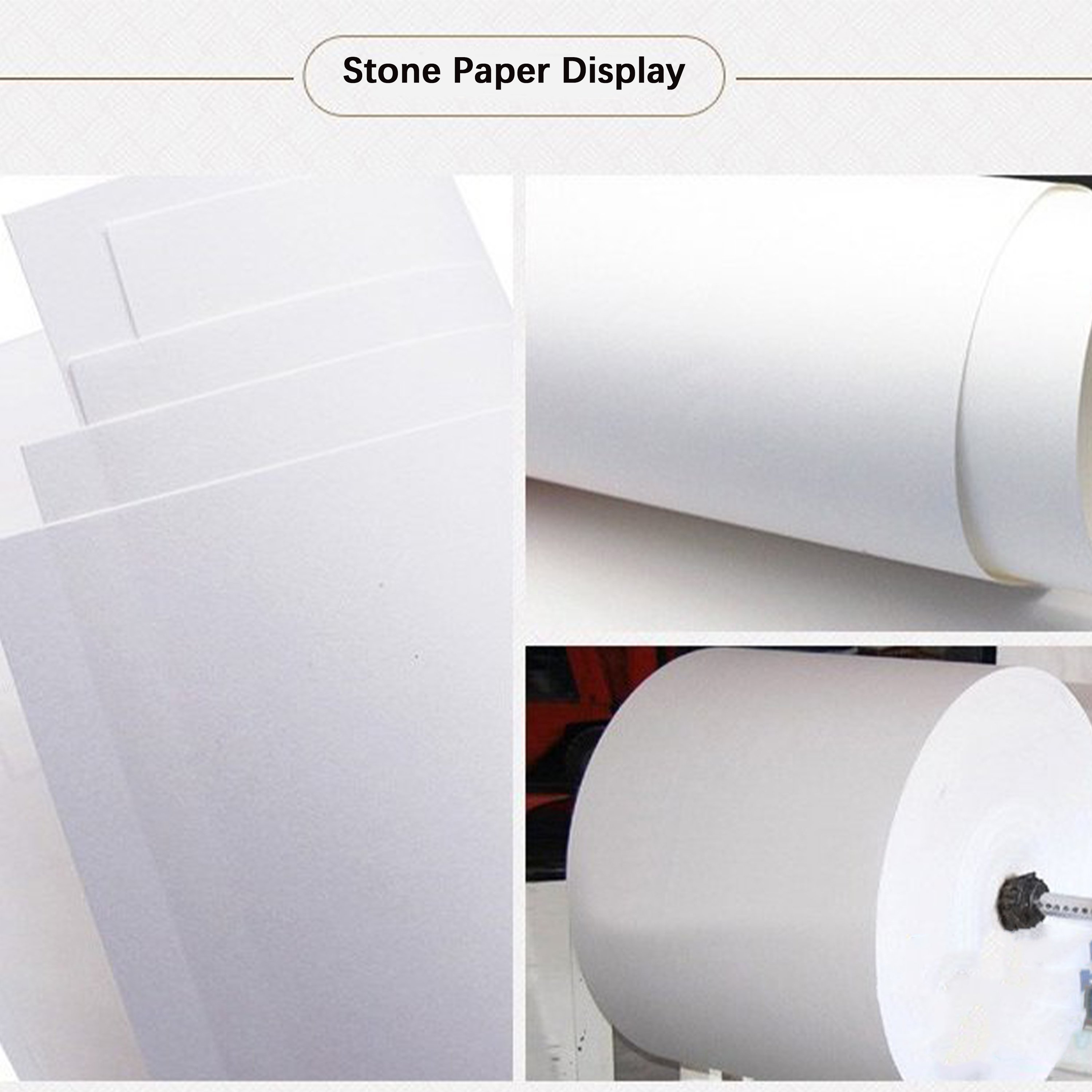 GS-mach Factory Limestone Paper Roll Making Machine PP/PE Caco3 Synthetic A3 A4 Stone Paper Roll Production Line