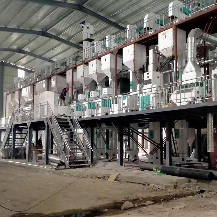 Commercial 50tpd Rice Milling Machines in Malaysia Auto Rice Milling Equipment