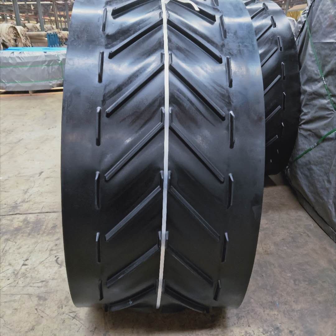 Custom Chevron Conveyor Rubber Transmission Belt Cutting and Moulding Processing Services for Mining Application Machine Type