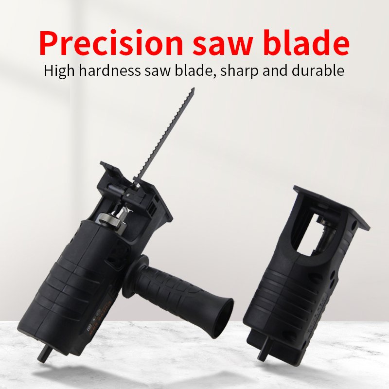 Multifunctional Handheld Electric Drill Saw Conversion Head Household Woodworking Reciprocating Curve Saw Power Tool Accessories