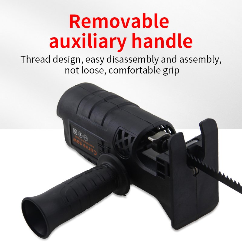 Multifunctional Handheld Electric Drill Saw Conversion Head Household Woodworking Reciprocating Curve Saw Power Tool Accessories