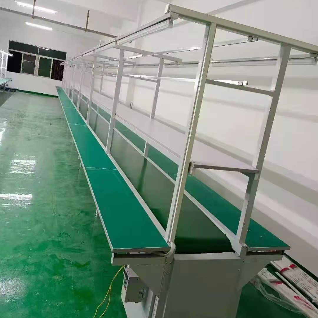 High Quality Automatic PVC Rubber Conveyor Belt Green Price for Production Line New Condition
