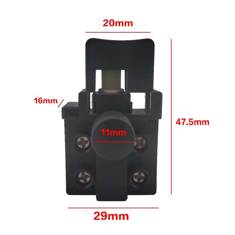 Electric Chain Saw Dual Pole Off-Lock Trigger Switch Electric Trigger Switch For 5016 Chain Saw Power Tool Accessories