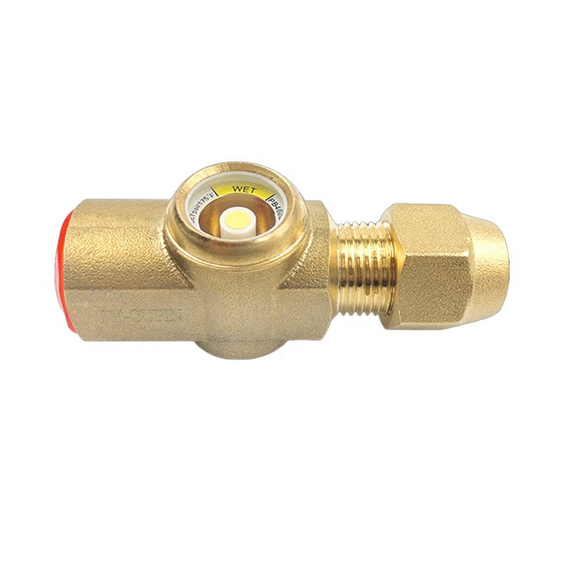 China Manufacturers Cheap Price Brass Moisture Indicator Visual Sight Glass