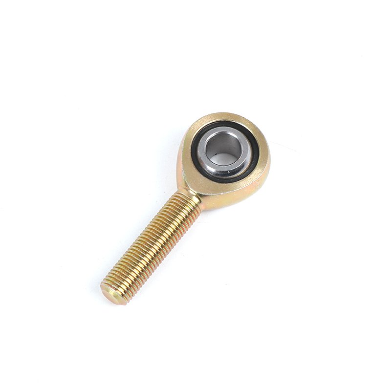 ZOS 1/4-28 Stainless Steel Heim Yellow Zinc Plated Rod End Ball Joint Bearing for Lawn Mower