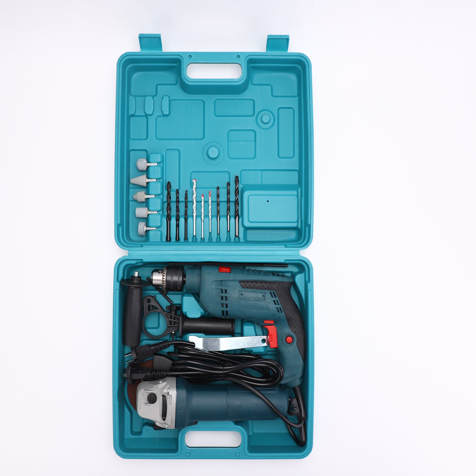 16 pcs electric tool kits portable power tools hardware sets household tools