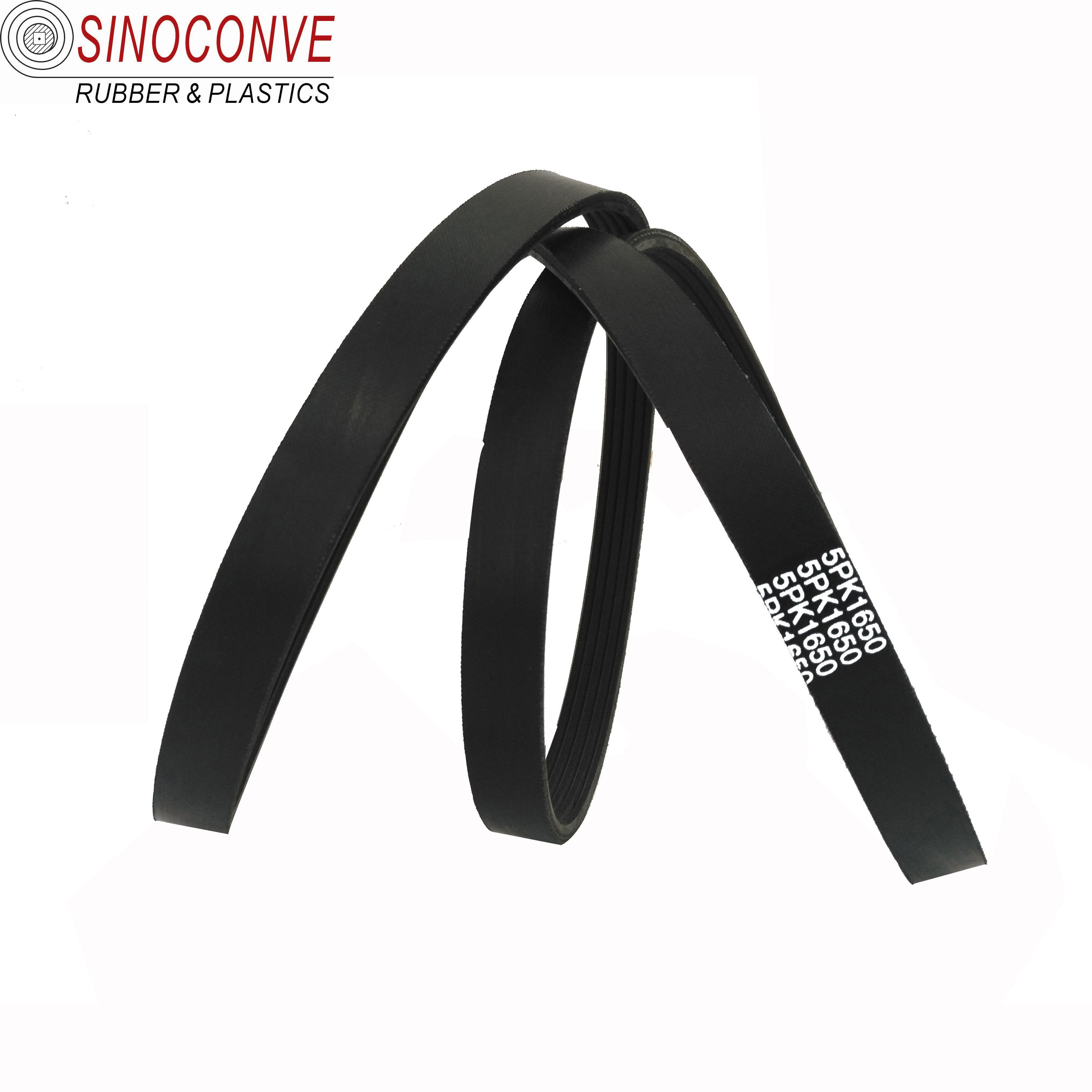 Anti Slip Serpentine CR/EPDM Rubber Ribbed V Belt for Off Road Vehicles