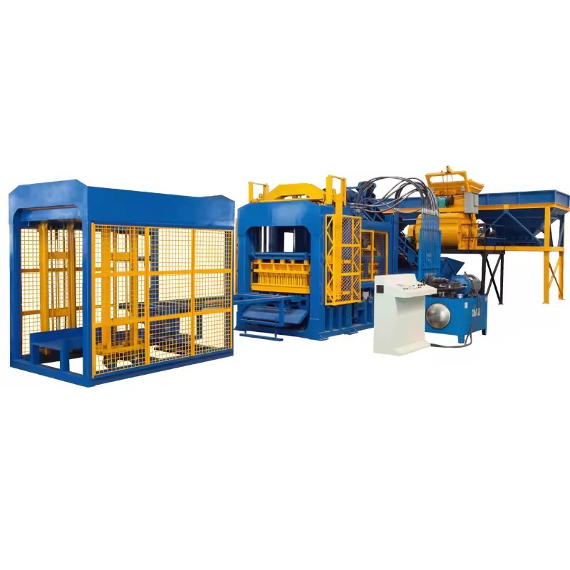 Construction Machinery Equipment QT8-15 Fully Auto Used Brick Making Machine Building Block Machine