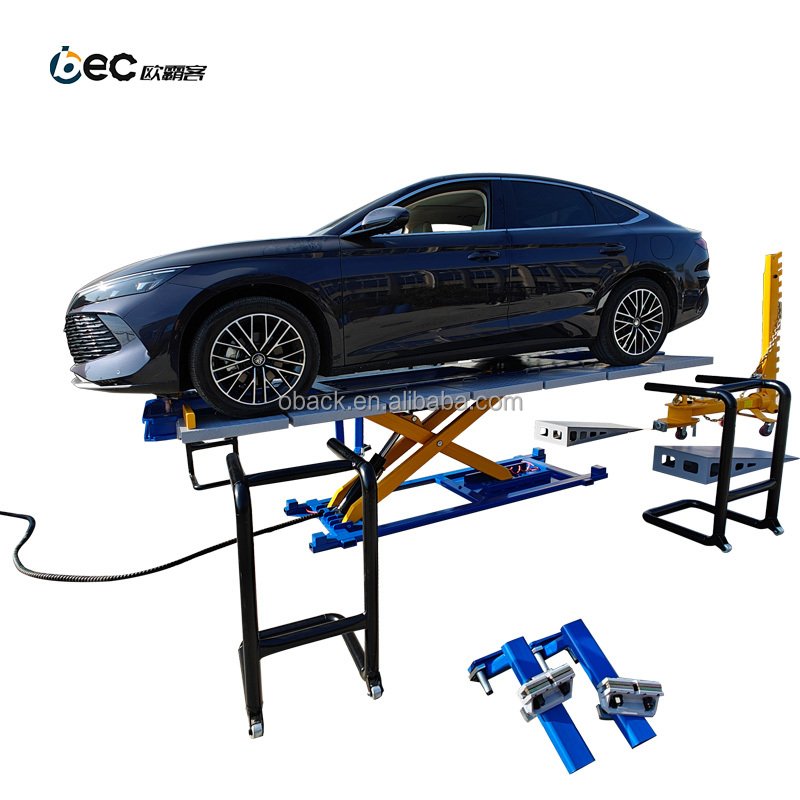 Big Brand in Eu Body Collision Repair System Sliding Bench with Lifting and Pulling 10T High Strength Car Bench Frame Machine