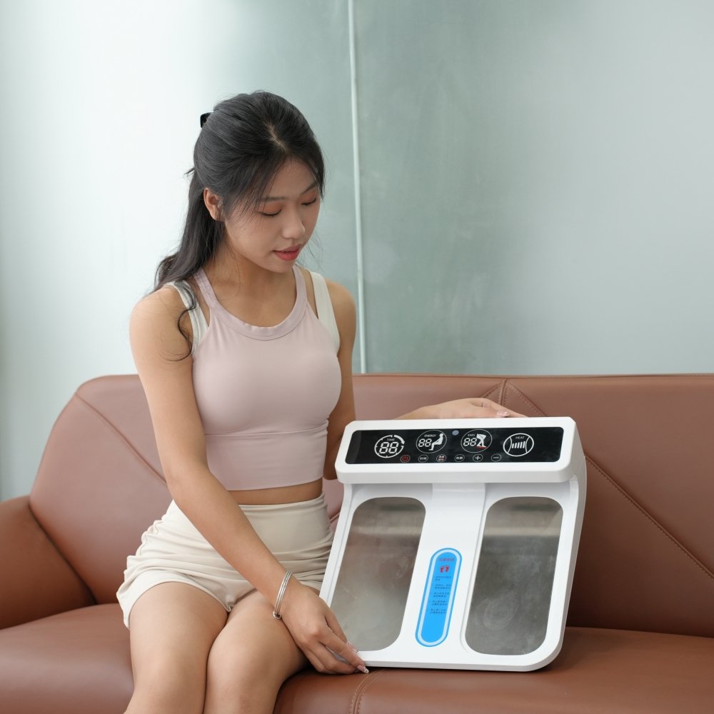 2 in 1 Terahertz and EMS Foot Massager Thz EnergyTera P90 Terahertz Body Massager Equipment
