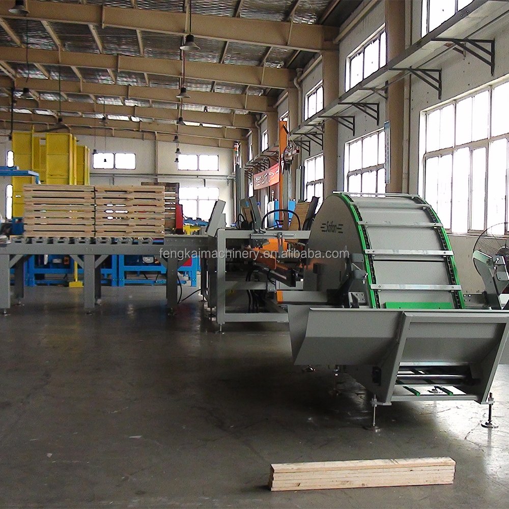 China Manufacture Hot Sale Saifan Wooden Package Machinery Wood Pallet Auto Stacking Machine