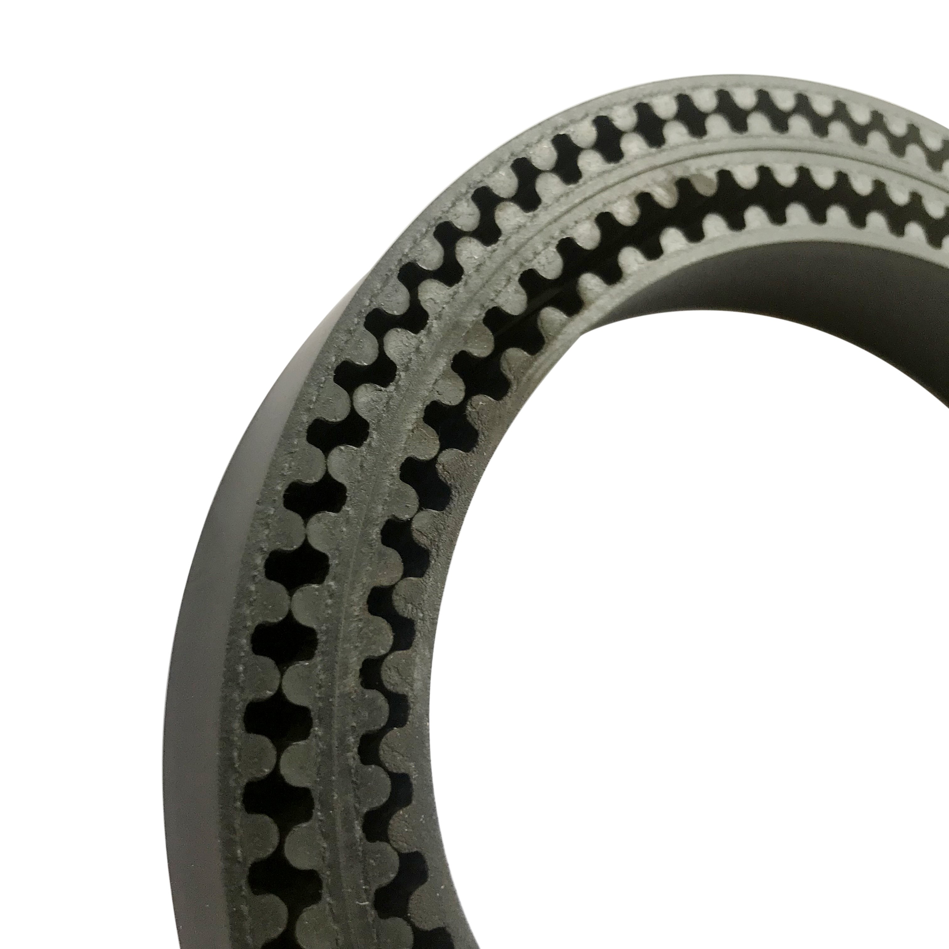 HTD8M Black PU timing belt /flat belt