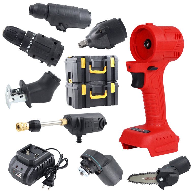 Multi-functional lithium battery multi-purpose new universal brushless power tool set
