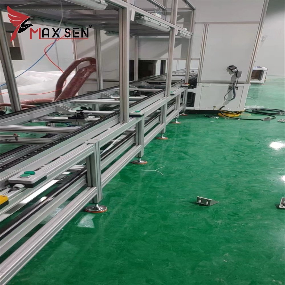 MAXSEN Double Speed Chain Conveyor Automatic Assembly Line Chain Conveyor System for Auto Industry