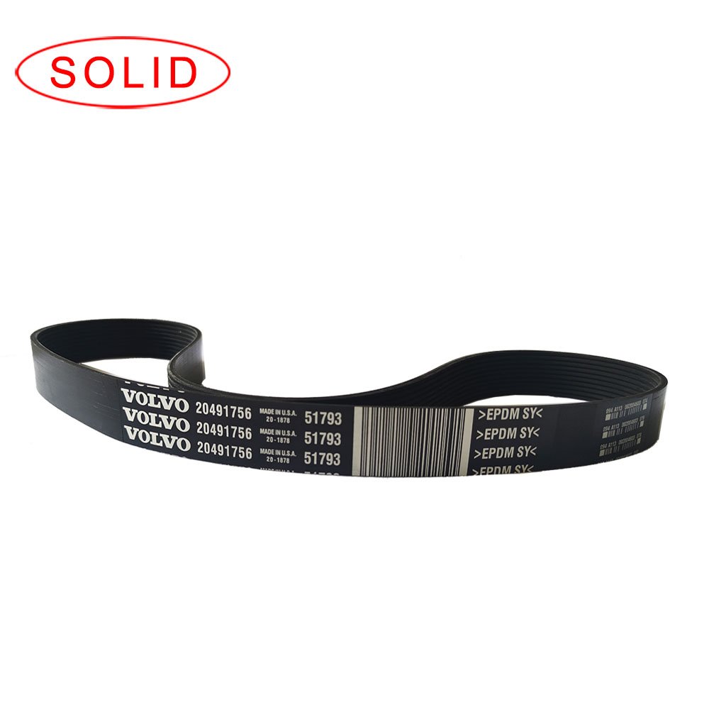 OEM Quality EPDM RIBBED Serpentine Fan Belt Automotive 3911568 8PK1435 Rubber Transmission Belts Farm Construction Industries