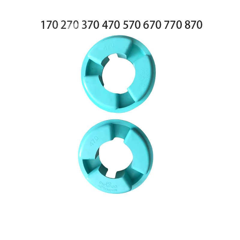 M170/270/370/470 Hexagonal Elastomer Coupling Elements PU Rubber Elastic Spiders for Jaw Coupling Hexagonal