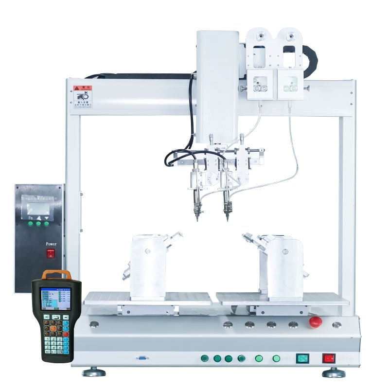 High Precision Double Station Automatic Soldering Machine Solder Robot Auto Soldering Equipment