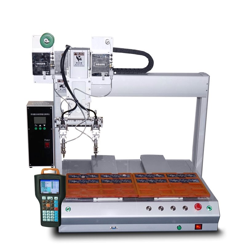 High Precision Double Station Automatic Soldering Machine Solder Robot Auto Soldering Equipment