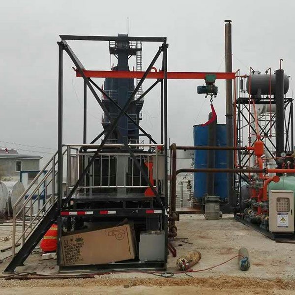 Automatic Spring Doors Continuous Production Barrels Bitumen Melting Equipment for Road Construction
