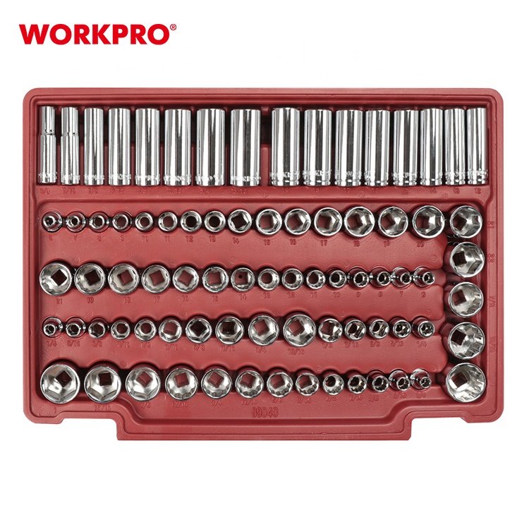 WORKPRO 450PC Tools Set Car Repair Socket Wrench Mechanical Hand Tool Set With Drawer