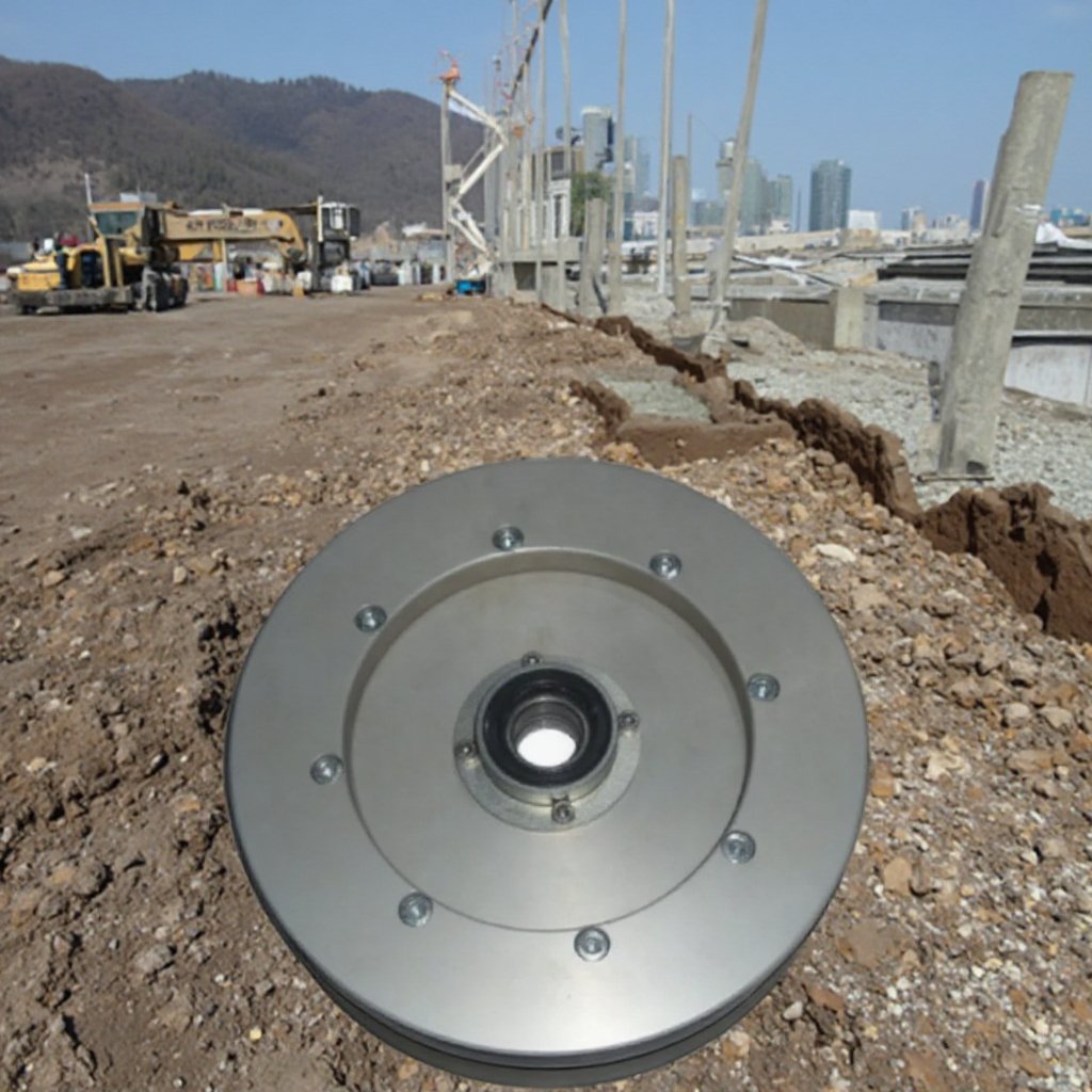 Liner Type for Diamond Wire Saw Machine Building Material Shop Rope Saw Universal Pulley Wheel Pulley System