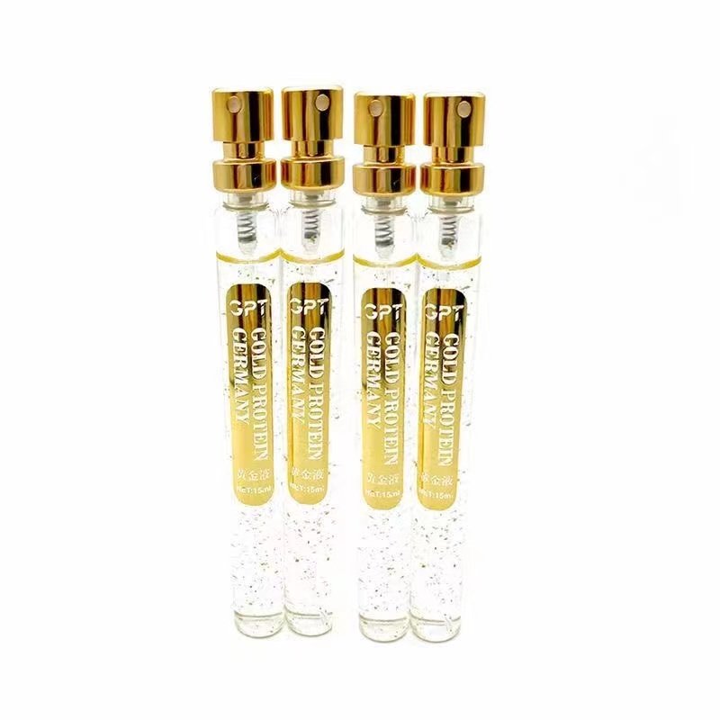 2024 a Gold Collagen Thread Carving Set Golden Protein Line Thread Lift Gold Protein Line Face Care Firming Lifting Serum