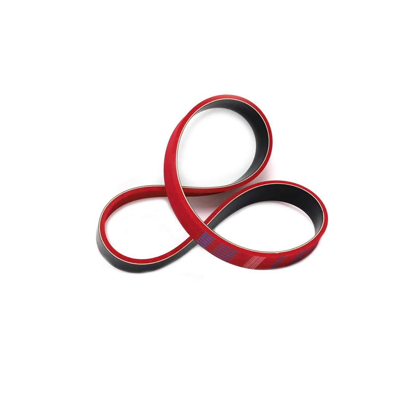 Factory Wholesale Rubber Timing Belt Flat Rubber Belts With Red Rubber Coating 1350-8NAR