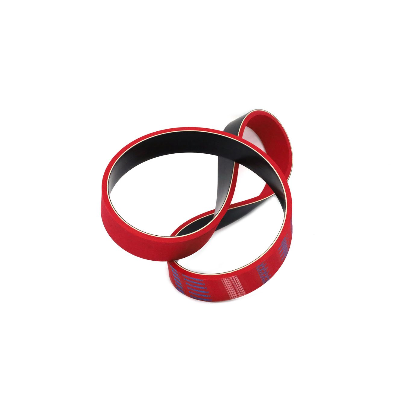 Factory Wholesale Rubber Timing Belt Flat Rubber Belts With Red Rubber Coating 1350-8NAR