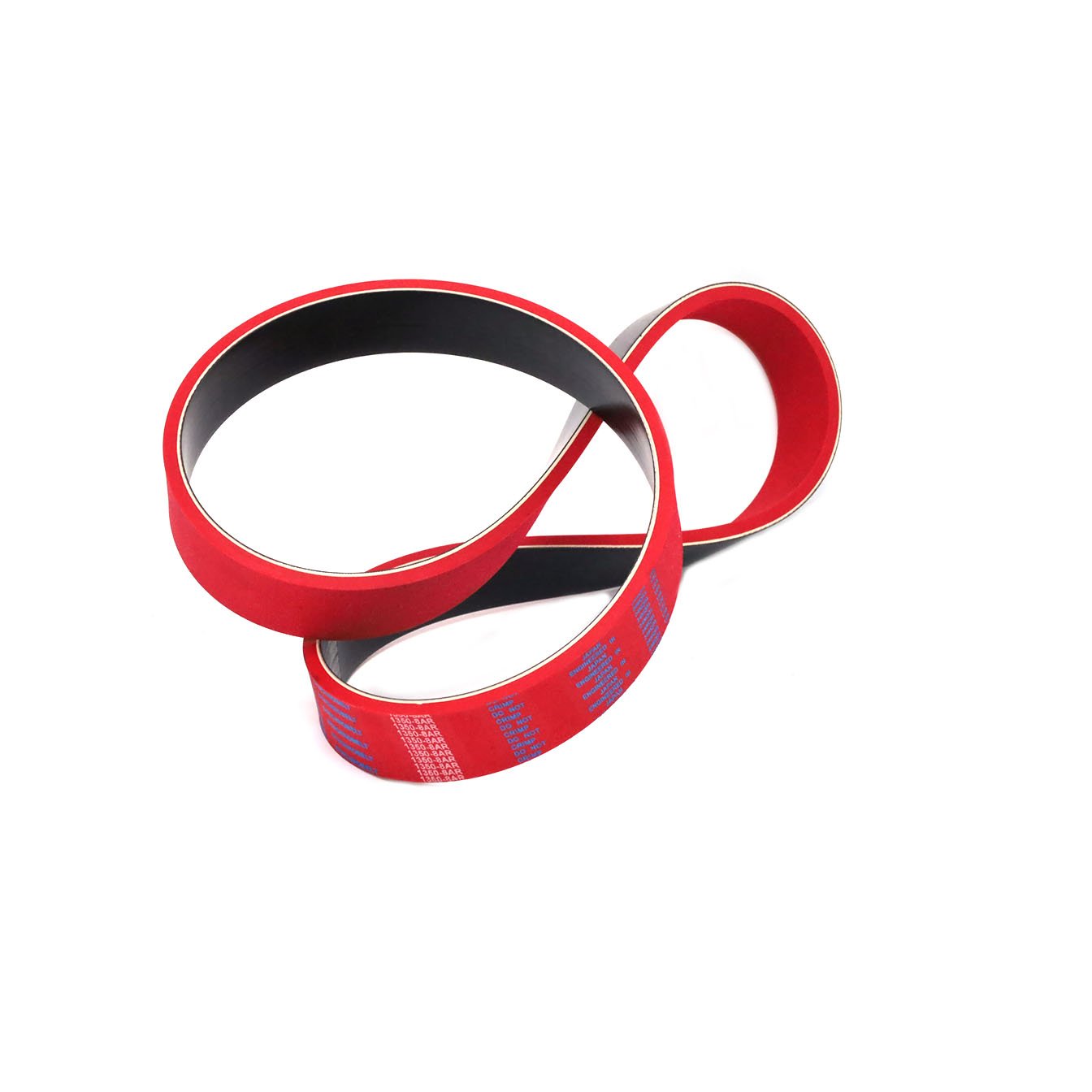 Factory Wholesale Rubber Timing Belt Flat Rubber Belts With Red Rubber Coating 1350-8NAR