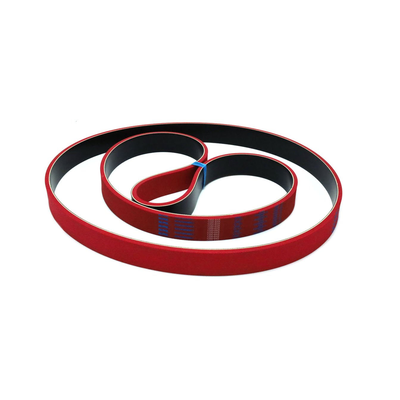 Factory Wholesale Rubber Timing Belt Flat Rubber Belts With Red Rubber Coating 1350-8NAR