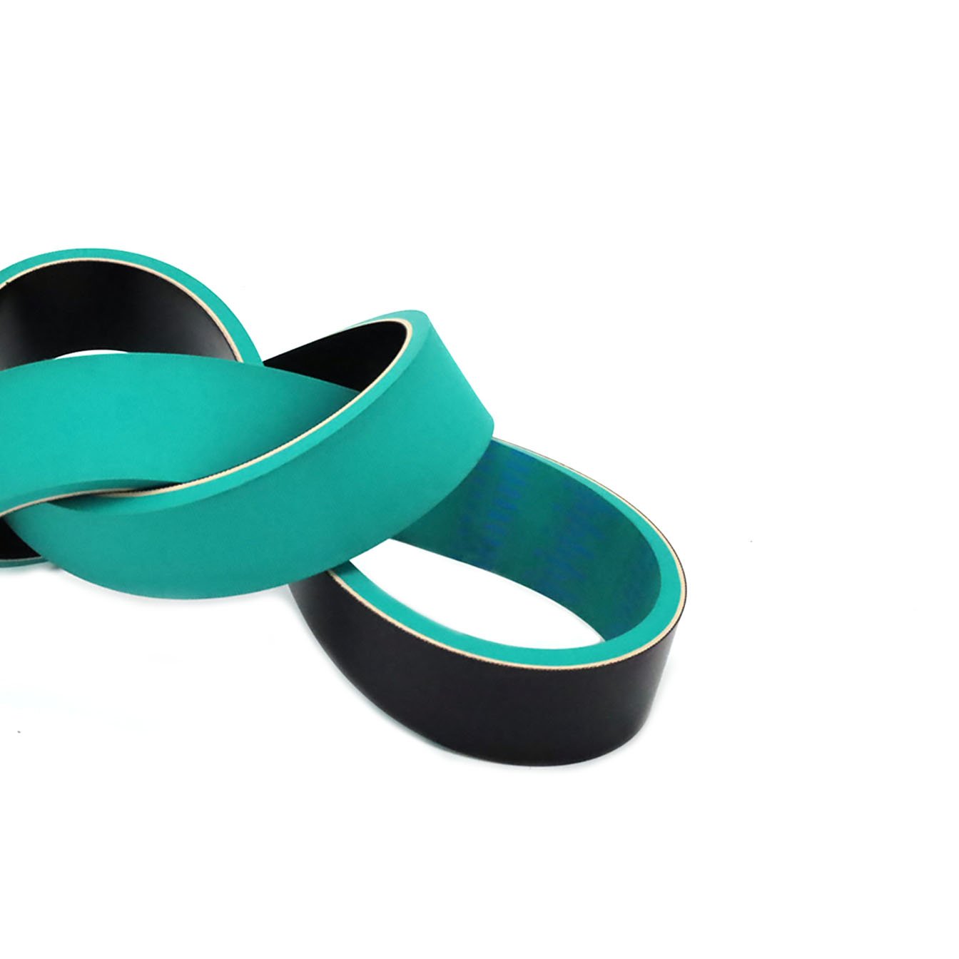 Customization factory price Rubber synchronous belt green timing belt for all kinds of industry