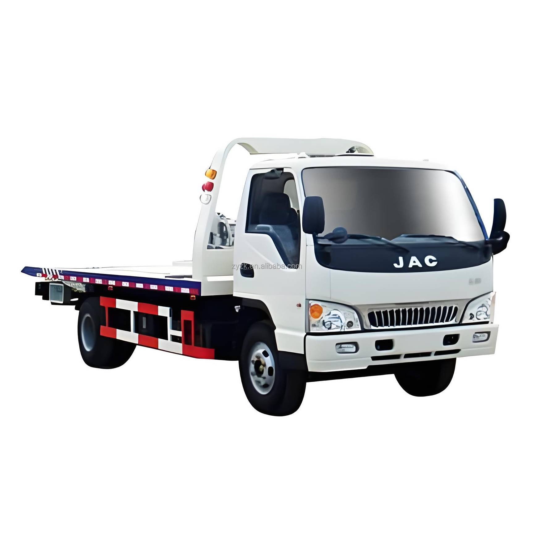 Howo 4x2 Light Duty Flatbed Wrecker Rcovery Rotator Tow Truck Wrecker Truck Road Repair Roll Back Tow Truck