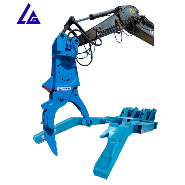 US Popular Recycling Tools Hydraulic Demolition Grapple Shear Auto Dismantling Grab For Car Stripping