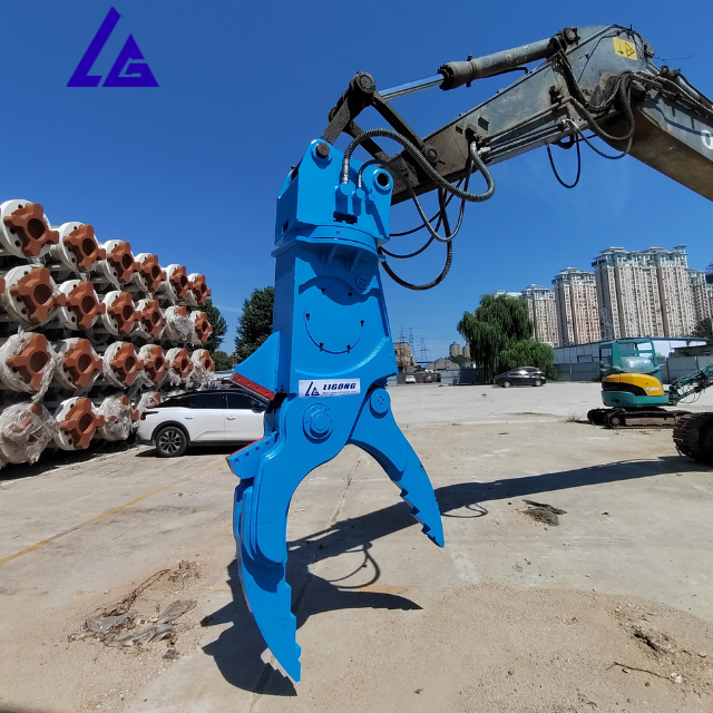 US Popular Recycling Tools Hydraulic Demolition Grapple Shear Auto Dismantling Grab For Car Stripping