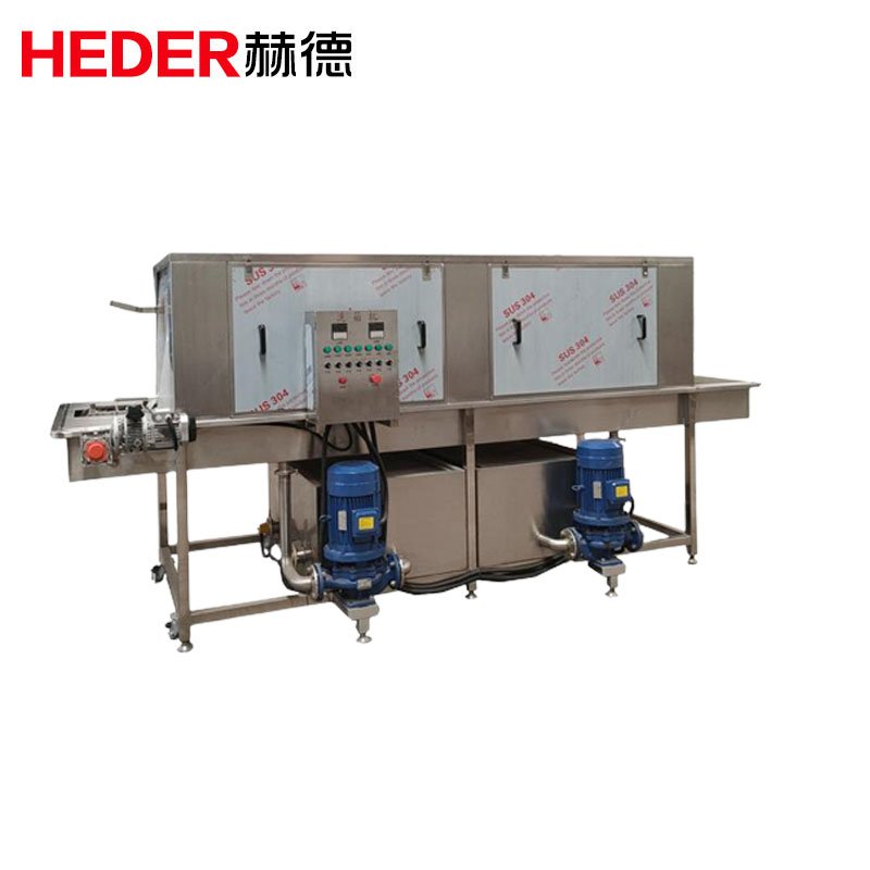 4m Tray Basket Box Washing Machine Price Cleaning Equipment Chicken Poultry Plastic Crate Washing Machine