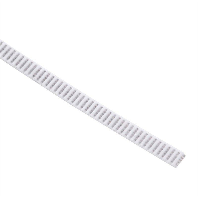 Anti-slip Reinforced GT2 Belt 10M White Open Timing Belt for 3D Printer 6mm Wide PU with Steel Kevlar Core