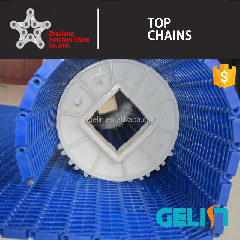 900 series flat top chain dynamic filter modular plastic conveyor belt