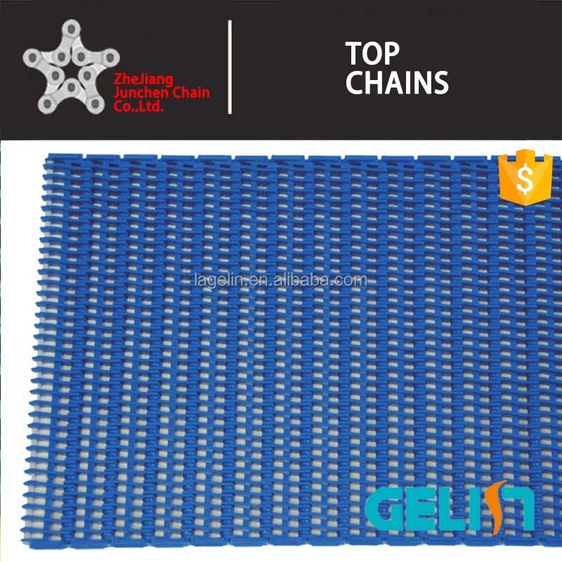 900 series flat top chain dynamic filter modular plastic conveyor belt