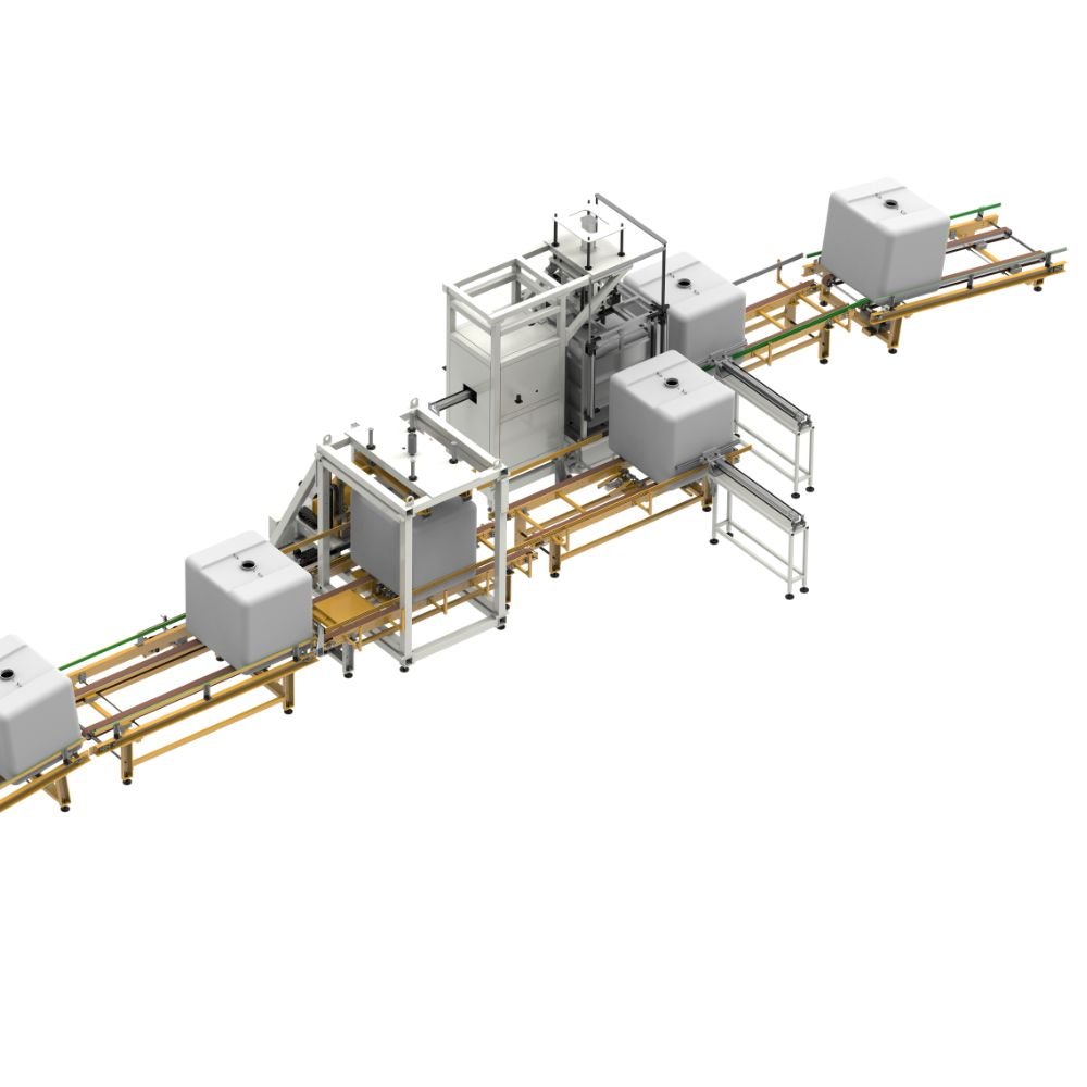 Advanced IBC Cage Tank Frame Welding Machine Stainless Steel Welder Production Line