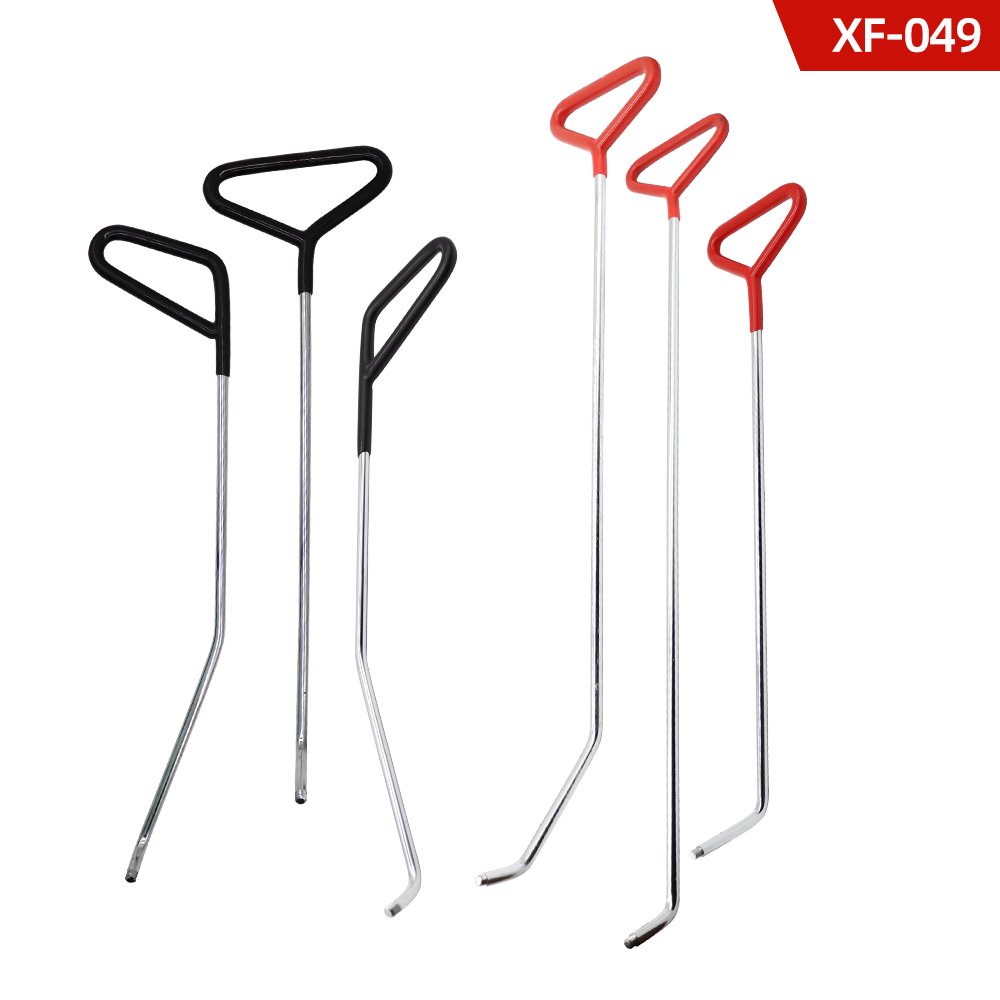 Car Dent Removal Hook Tool Body Dent Repair Crowbar Tool Kits Paintless Dent Repair Kit Tool Set