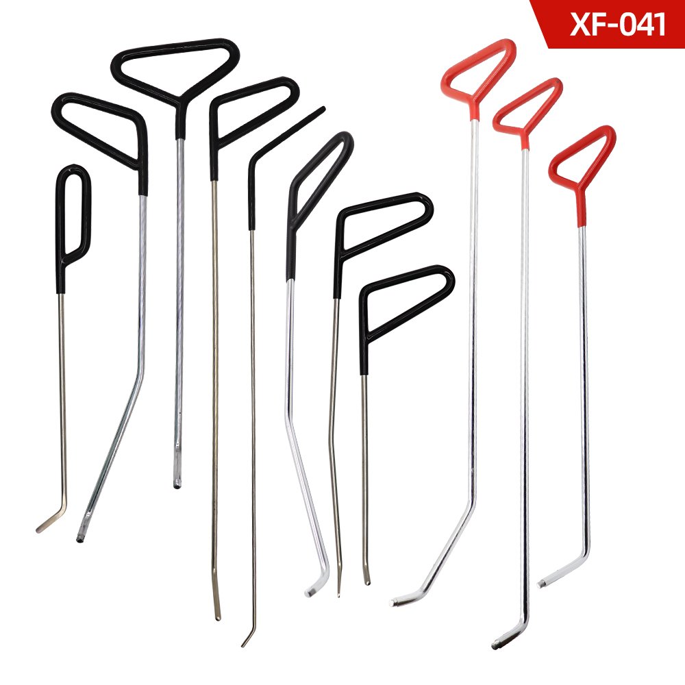 Car Dent Removal Hook Tool Body Dent Repair Crowbar Tool Kits Paintless Dent Repair Kit Tool Set