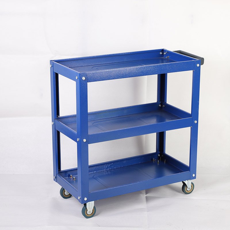 ALL ONE TECH Professional Auto Repair Mechanical Tool Cart 3 Shelf Hot-Selling Workshop Car Body Repair Tool Trolley with Wheel